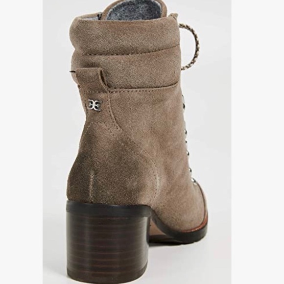 Sam Edelman Manchester Suede Lace-Up Ankle Boots - Picture 2 of 12